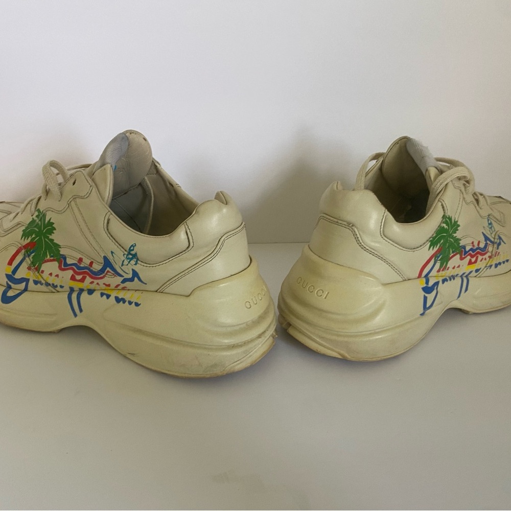 Gucci Rhyton "Hawaii" sneakers men shoes sz 8 us 9 - Picture 4 of 8